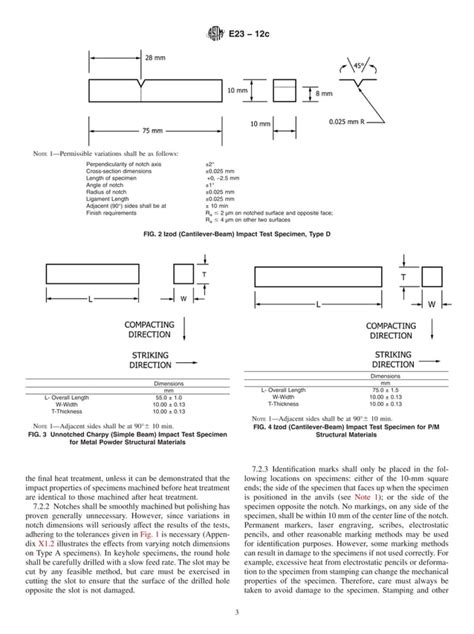 use of notch in impact test|notched bar test.